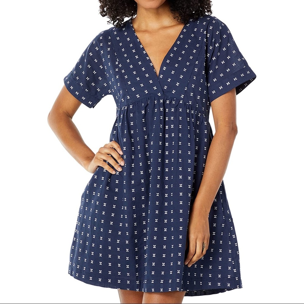 Madewell V-Neck Dolman Sleeve Minidress